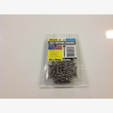 Screw 6mm X 25mm Phillips Head 304 Stainless Steel Pack 100