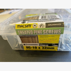 Screw 8 X 32 Gal Chipboard Screws Pk1000