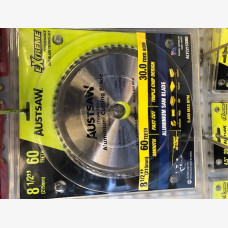 Austsaw Blade 215mm 60 Teeth 30mm Bore For Aluminium