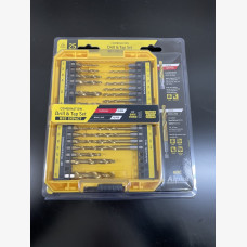 Alpha Combination Drill & Tap Set Hss Impact - 25 Pieces