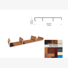 Knotwood Slat Self Mating 100mm X 16mm X 6mtr