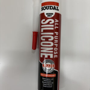 Soudal Silicone All Purpose Medium  Grey 300ml