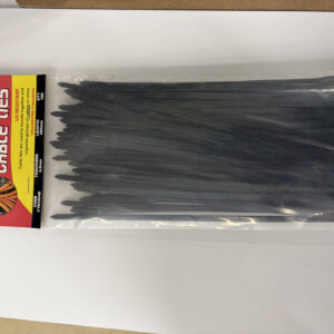 CABLE TIES 4.8 X 250MM BLACK PK 100