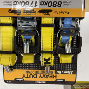 TIE DOWN CAMBUCKLE TIE DOWN 38MM X 5M 2PK