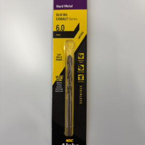 Alpha Drill Bit Colbalt 6mm Hard Metal