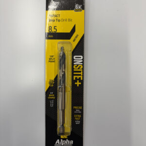 Alpha Onsite Impact Step Tip Drill Bit 8.5mm Metal
