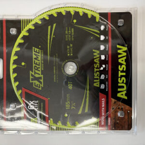 AUSTSAW EXT B185MM 40T 20/16 BORE X 40T THIN KERF