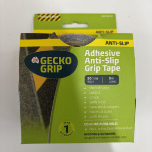 GECKO ANTI SLIP TAPE 50x3M BLACK YELLOW