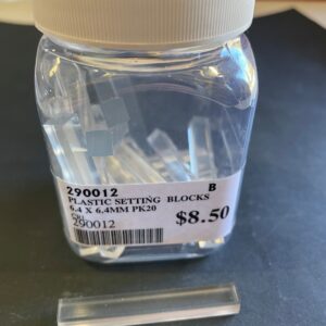 Plastic Settng Blocks 6.4mm - Pack of 20
