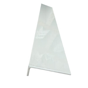 Angle 40mm x 12mm x 1.6mm x 6.5mtr Pearl Gloss White