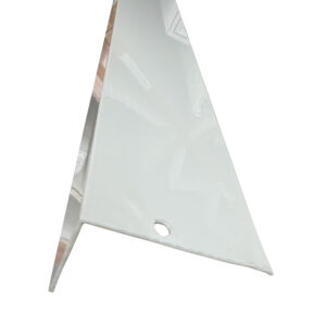 Angle 70mm x 40mm x 1.6mm x 6.5mtr White
