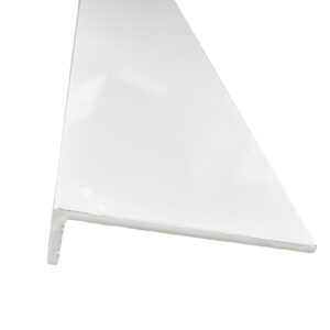 Angle 80MM x 20MM x 3MM  x 6.5m WHITE