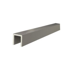 Channel 12mm x 12mm X1.6mm x 6.5mtr Clear