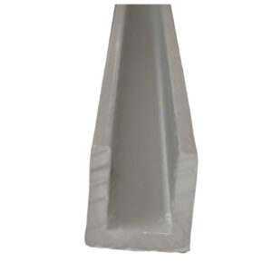 Channel 16mm x 16mm x 3mm x 6.5Mtr Clear Anodised