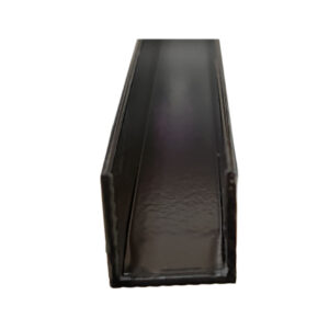 Channel 20mm x 20mm x 1.6mm x 6.5mtr Black