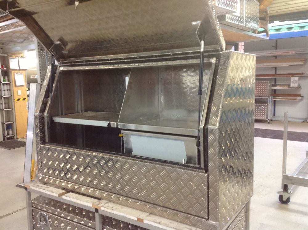 Front Opening 1400 x 850 x 550 -  Box     2 DOORS