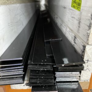 Flat Bar 38mm x 1.6mm x 4Mtrs Black Satin