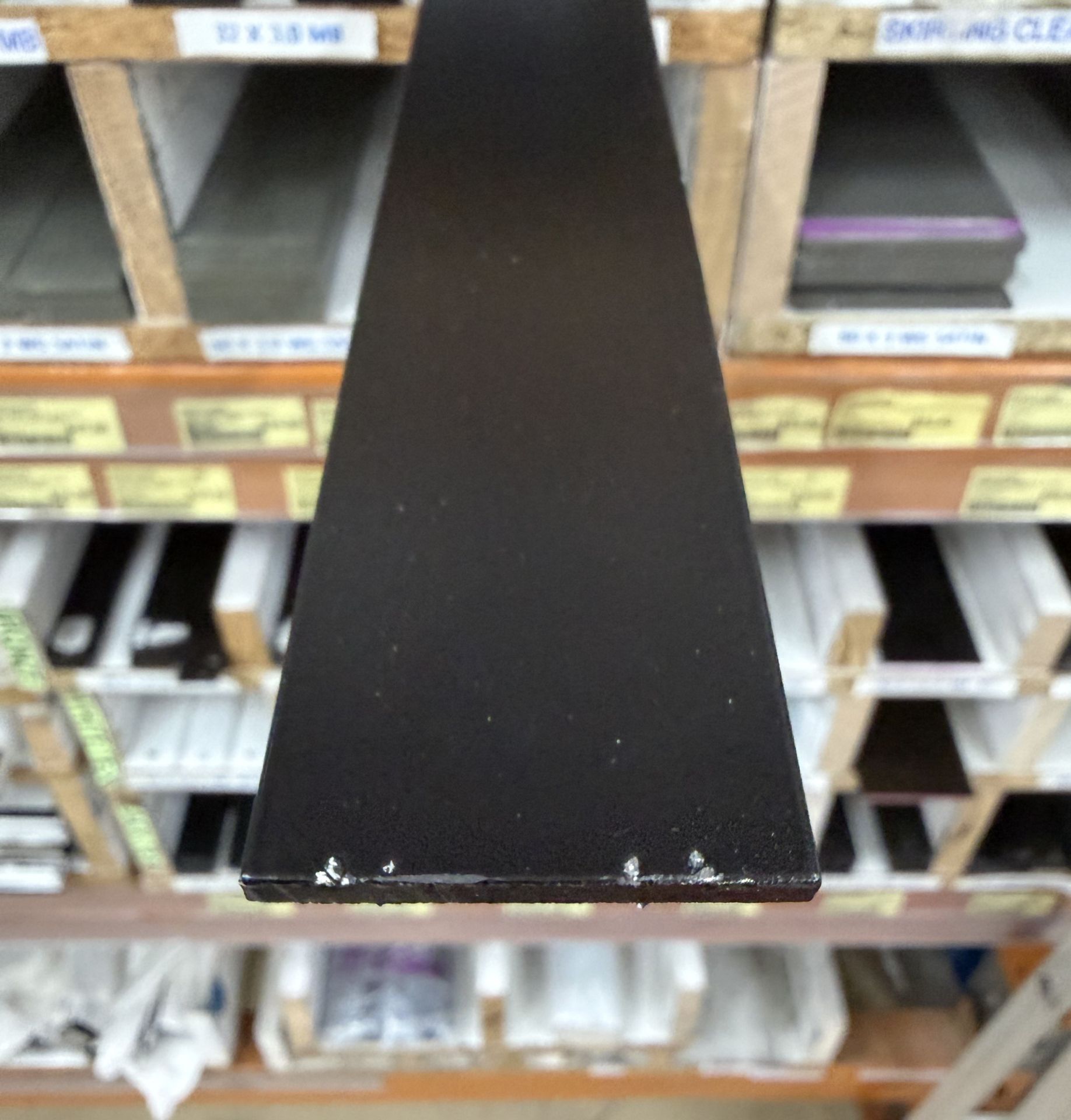 Flat Bar 40mm x 3mm x 4Mtrs Matt Black