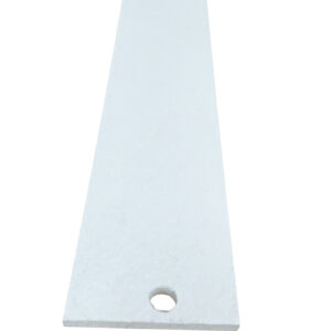 Flat Bar 40mm x 3mm x 4Mtr White Textura