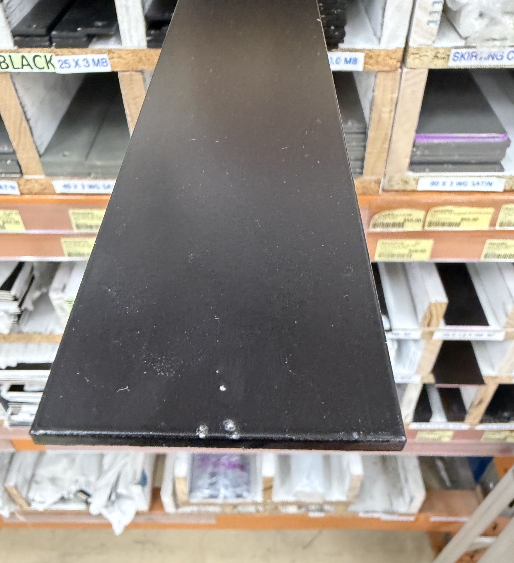 Flat Bar 50mm x 3mm x 4Mtrs Matt Black