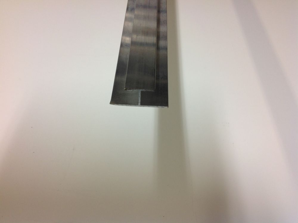 H-trim 38.1mm x 12.7mm Gap x 4mtr Milled