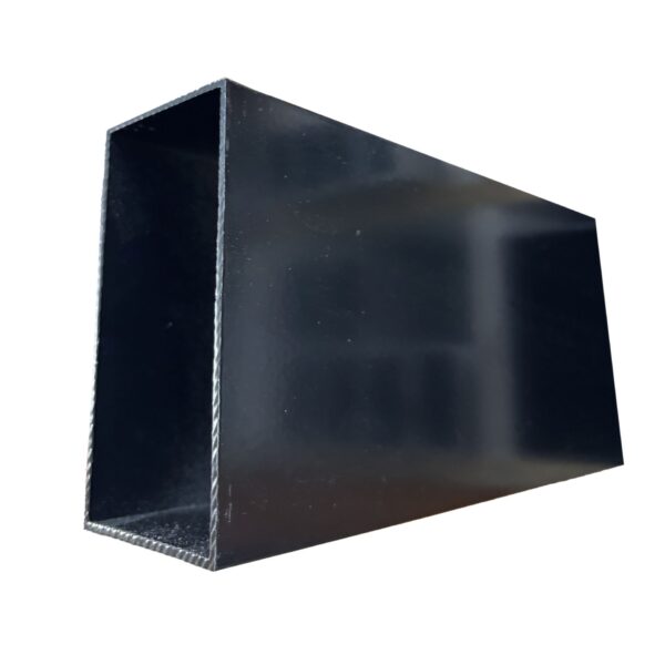 Rect, Hollow Section (RHS) 100mm x 50mm x 1.6mm Black – Aluminium Warehouse