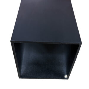 SHS 100mm X 3mm  X 6.5Mtr BLACK Textura