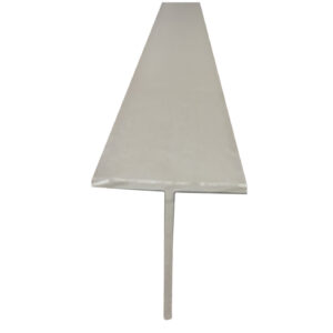 Tee section 25mm x 25mm x 1.6mm x 6.5Mtr clear anodised