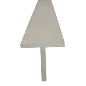 Tee Section 25mm X 25mm X 3mm X 6.5Mtr Clear Anodised