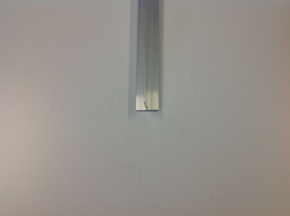 Tee Section 25mm x 25mm x 1.6mm x 6.5mtr Milled