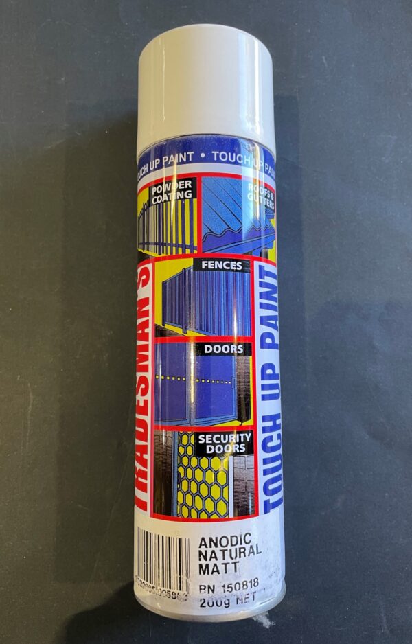 Anodic Natural Matt Touch Up Paint – 200G Spray Can – Aluminium Warehouse
